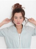カジュアルお団子アレンジ【EARTH今池】