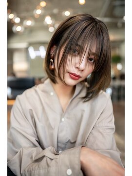 オースティン 錦糸町(AUSTIN) AUSTIN☆大人かわいい前髪セシルカットココアブラウンネオウルフ