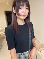 アーバン(URBAN.)&nbsp;顔まわりレイヤー×暖色インナーカラー