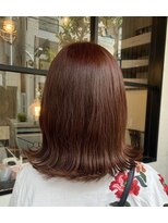 エクラート リラ 立川店(ECLART lilas.) 【ECLART lilas】Orange brown× 外ハネ 《吉田》