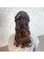 サロンドプランセス(SALON DE PRINCESSE)&nbsp;ハーフアップ