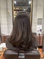 リバレッジ 広尾(Leverage)&nbsp;3Dハイライトで立体感ブラウン【広尾、恵比寿】担当：東田