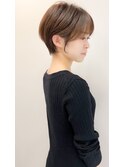 前髪あり大人ショートボブ 立川駅 Instagram@e___kudo