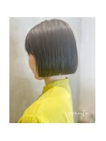 ソラオオイタ(SORAoita)&nbsp;ミニボブ×オリーブカラー