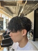 ツイストスパイラルパーマ メンズパーマ 波巻きパーマ