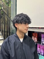 ゼスト 吉祥寺店(ZEST)&nbsp;波巻きスパイラル　メンズ　マッシュパーマ　吉祥寺/島田優斗