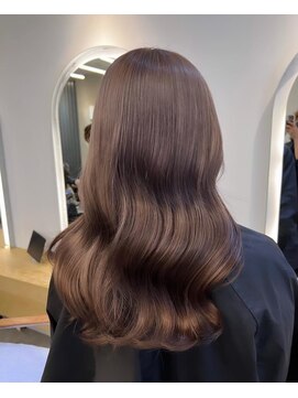 ジーナ 本八幡(Zina) 髪質改善＊ロングレイヤーグレーベージュ＊美髪【Zina本八幡】