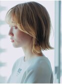 20代 30代 40代◎外はね抜きっぱなしブリーチショート