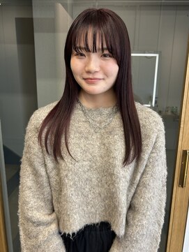 ニカ(NICA) 【NICA】ワインレッドチェリーレッドレッドカラー*緒方