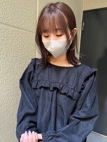 キラーナセンダイ(KiRANA SENDAI)&nbsp;透明感ラベンダーカラー×切っぱなしボブ