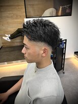 メンズ ラピス 横浜店(Men’sLapis)&nbsp;七三スキンフェードアップバング