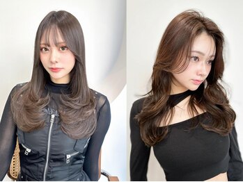 ノエシキカ(noe sikika)の写真/韓国風レイヤーで創る“くびれヘア”で脱マンネリヘア!伸びても扱いやすい◎[名古屋/栄/髪質改善/学割U24]