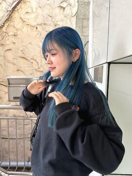 ノラ シブヤ(NORA) 【木原】シアンブルー、ネオンブルーマリンハイトーンブリーチ