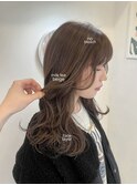 ブリーチなしダブルカラー◎スモーキーアッシュ