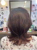 レイヤーウルフカット