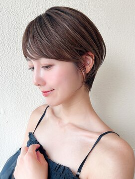 アフロート ディル(AFLOAT D'L) 20代30代40代大人かわいい 小顔 ショートボブ ひし形シルエット