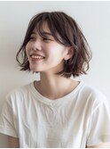 骨格補正ショートボブ♪