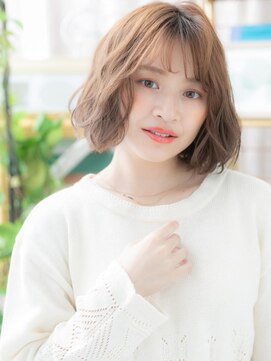 カバーヘア ブリス 上尾西口店(COVER HAIR bliss) フレンチカジュアル韓国風こなれボブパーマh3上尾20代30代40代