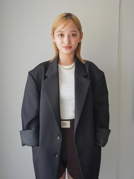 オンド 中目黒(ond) 【中目黒ボブ】ブロンドの抜け感ミディアム/ボブ/レイヤー