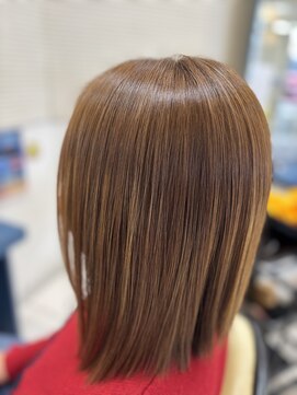 ヘアープレイスクリアライン 栄町店(hair place CLEAR LINE) 【メテオカラー×ボブ】髪質改善/トステア/シルク架橋/メテオ