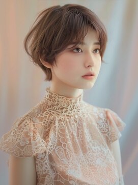 アルトリスト(Altruist Aging×HAIR&SPA) ☆イメチェンピンクベージュアンブレラカラー前髪クールショート