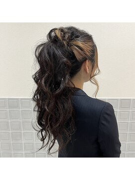 ボアップ 難波店(boappu) #ヘアセット#ロングヘア