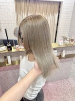 ロンド レア 天神大名店(Lond Le’a)&nbsp;ホワイトブロンド/イメチェンヘアスタイル/美髪のススメ