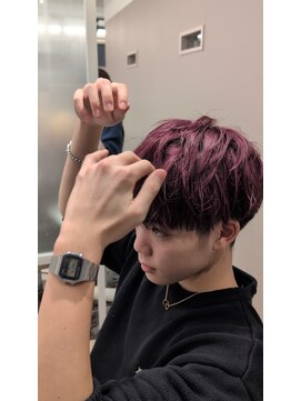 アース 菊名店(HAIR&MAKE EARTH) カッパのお皿部分カラー