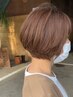 【根元の白髪が気になる方におすすめクーポン♪】カット＋リタッチカラー