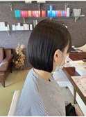 耳掛けボブヘア