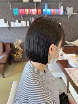 浪漫館 アールズコート(R's Court) 耳掛けボブヘア＠伊達　12/19