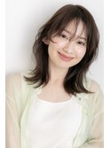#52/イメチェン/ホワイトブロンド/外ハネボブ/ワイドバング/仙台