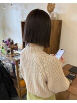 スロウ(sloe) 外ハネボブ×ショコラブラウン