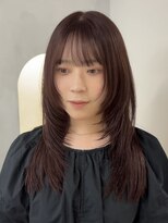 シーンヨコハマ 横浜店(SCENE yokohama)&nbsp;レッドブラウン×レイヤーカット