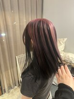 ミチ(mich) アンブレラカラー/チェリーピンク/デザインカラー