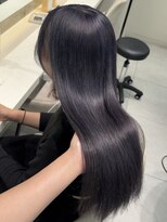 ロンドメリア 天神大名店(Lond Melia)&nbsp;小顔に見せるミディアムヘア/韓国ヘア/暗めカラー