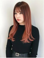 オレンジ 十三店(ORANGE)&nbsp;ピンクブラウン/暖色カラー/柔らかヘア/似合わせカラー