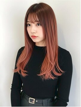 オレンジ 十三店(ORANGE) ピンクブラウン/暖色カラー/柔らかヘア/似合わせカラー