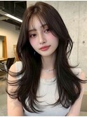 20代30代40代レイヤーカットショートヘアタッセルボブ韓国