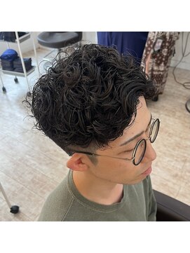 メンズパーマ　プードルパーマ