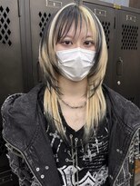 クペウヘイヴン(cope'u HAVEN)&nbsp;原宿/ウルフカット レイヤー デザインカラー ルーツカラー