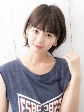 セイドット オモテサンドウ(Say. omotesando) Say.くびれショート丸みショートオリーブグレー暗めカラー表参道