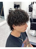 ツイストスパイラルパーママッシュウルフ