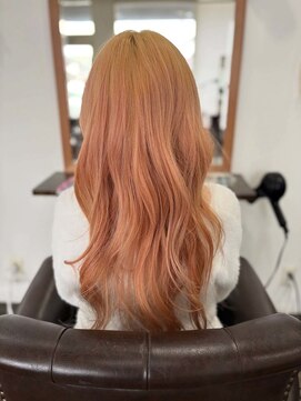 ヘアメイク エイト キリシマ(hair make No.8 kirishima) 抜きっぱなしカラー×ブリーチ