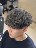 フレイム(FLAME)&nbsp;強め波巻きパーマツイストスパイラルパーマメンズ東区新潟駅