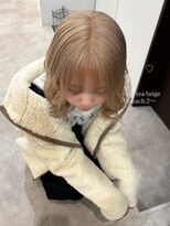 ヴィア 京都烏丸(Via)&nbsp;10代20代/ミルクティーベージュ/ブリーチ/ハイトーンi/髪質改善