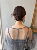 カチモリアレンジ/お呼ばれアレンジ/ヘアセット/シニヨン