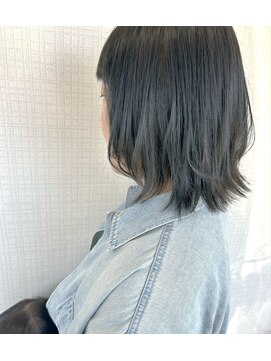 ヘアサロン レゴリス(hair salon REGOLITH) ブルージュ×外ハネミディ