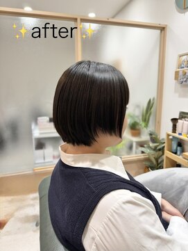 ルーム(room) 【Ate森田】★地毛風ストレートパーマ★