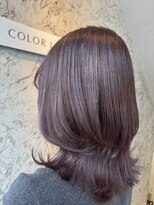 カラーラバー 日吉(color lover) イルミナ新色☆ラベンダー レイヤースタイル/20代30代40代